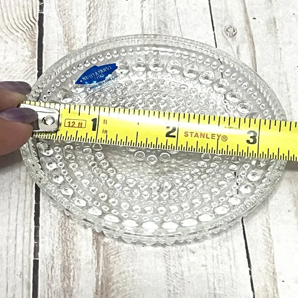 Nuutajarvi Oiva Toikka for Arabia Wartsila Finland Kastehelmi Dewdrop Coasters 6